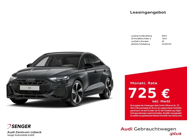 A3 Limousine S line 35 TFSI 