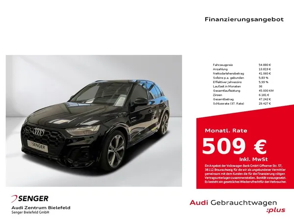 SQ5 3.0 TDI quattro Matrix-LED Panorama B&O AHK 