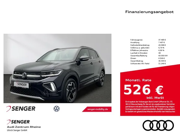 T-Cross R-Line 1.0 l TSI Infotainment Paket LED 
