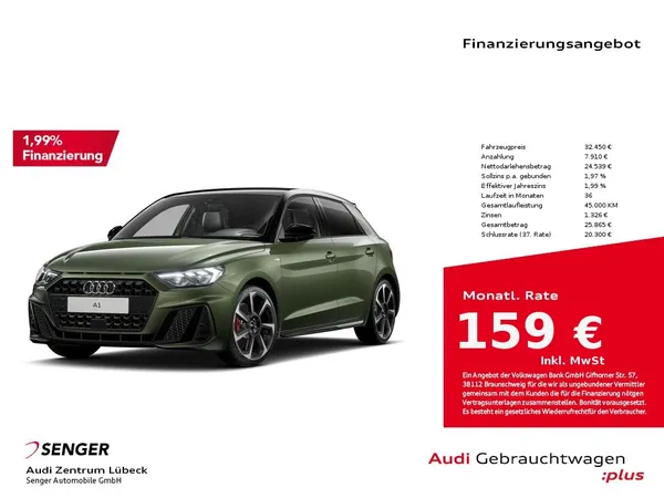 A1 Sportback 30 TFS S line S tronic Navi SONOS 