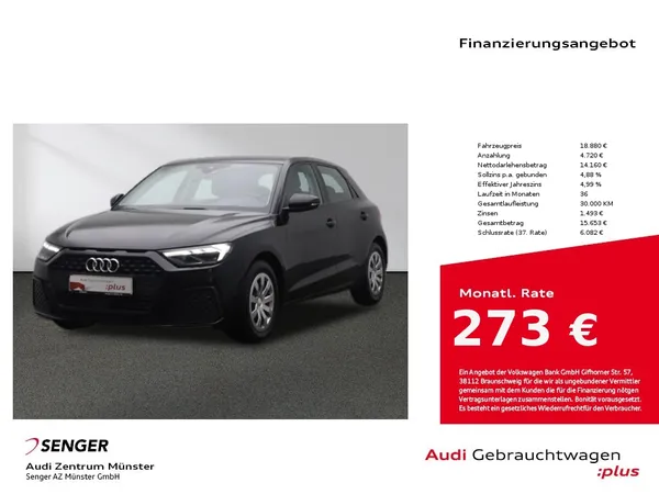 A1 Sportback 25 TFSI LED Digitales Cockpit 