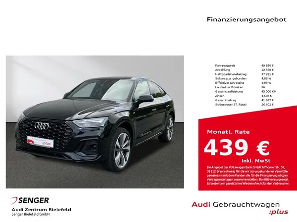 Q5 Sportback S line 40 TFSI quattro MMI LED 