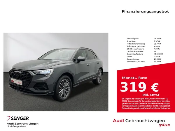 Q3 advanced 40 TFSI quattro Sitzhzg. MMI LED 