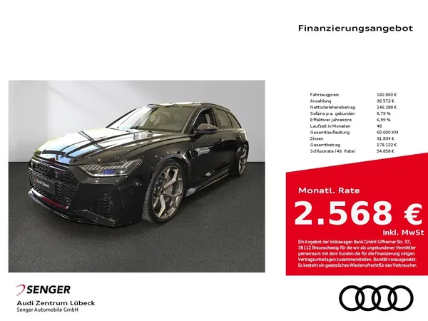 RS6 Avant performance 305km/h Optik-Paket Matrix