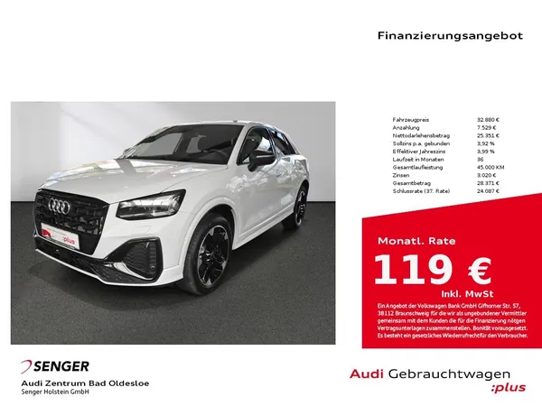 Q2 30 TDI S line Matrix LED AHK VZE Optikpaket 