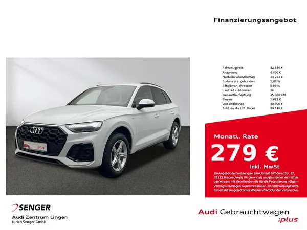 Q5 S line 40 TDI quattro S tronic MMI Matrix AHK