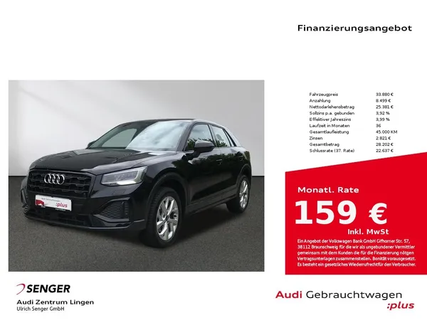 Q2 Advanced 35 TDI Funktions-Paket MMI LED Sitzh