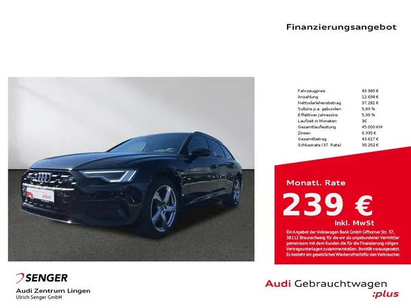 A6 Avant Sport advanced 45 TFSI Memory Navi LED 
