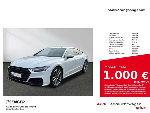 S7 Sportback 3.0 TDI quattro Matrix HUD B&O AHK 