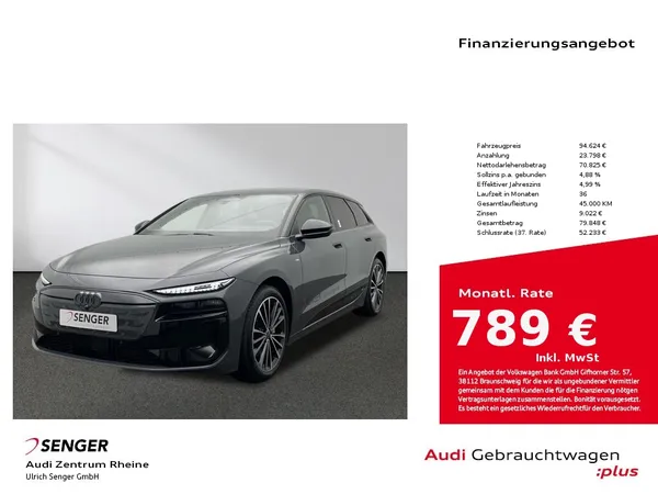 A6 Avant e-tron performance MMI experience pro 