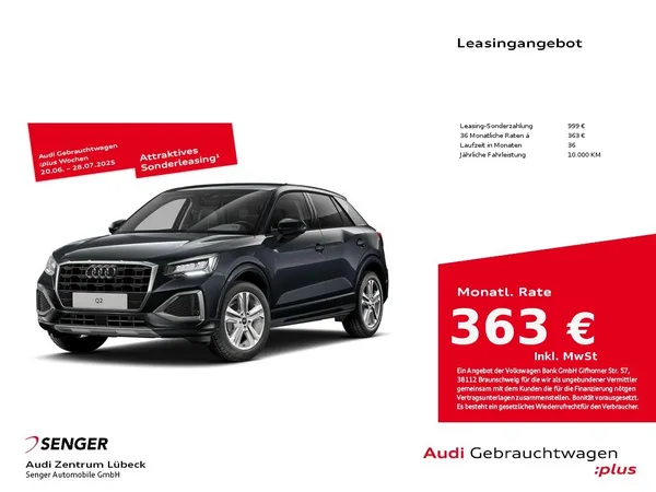 Q2 35 TFSi Audi connect AHK LED Navi Sitzheizung