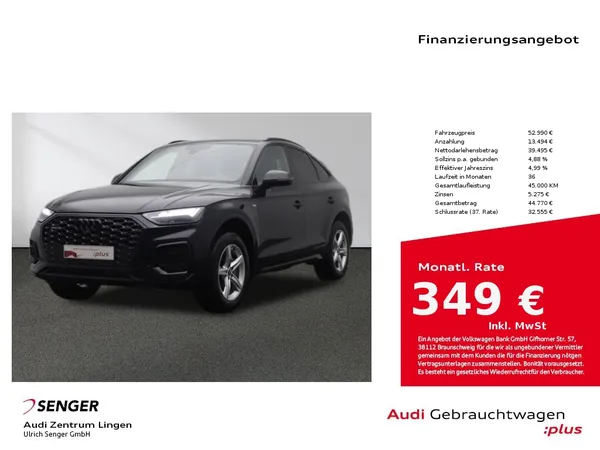 Q5 Sportback S line 40 TDI quattro MMI LED AHK 