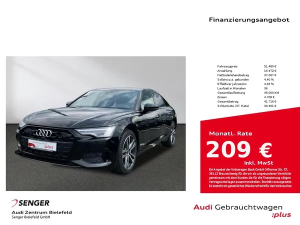A6 Limousine advanced 45 TFSI quattro MMI Matrix