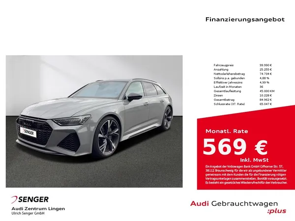 RS6 Avant RS-Dynamikpaket plus 4.0 TFSI quattro 