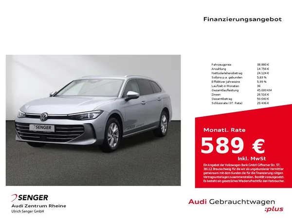 Passat Variant Business 2,0 l TDI ergoActive 