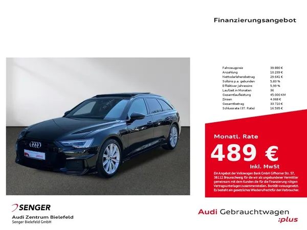 A6 Avant 55 TFSI e Sport quattro Matrix Panorama