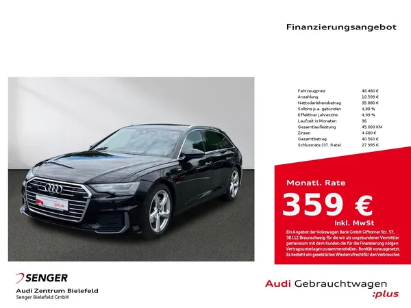 A6 Avant Sport 45 TFSI S tronic LED B&O AHK 