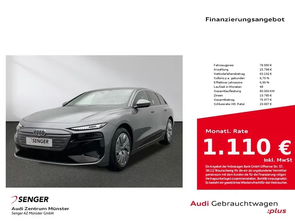 A6 Avant e-tron performance S line 270 kW B&O 