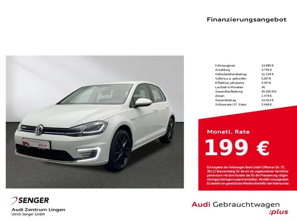 Golf e Comfortline NAVI LED ACC 