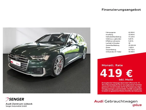 S6 Avant TDI tiptronic HD-Matrix AHK B&O Standh.