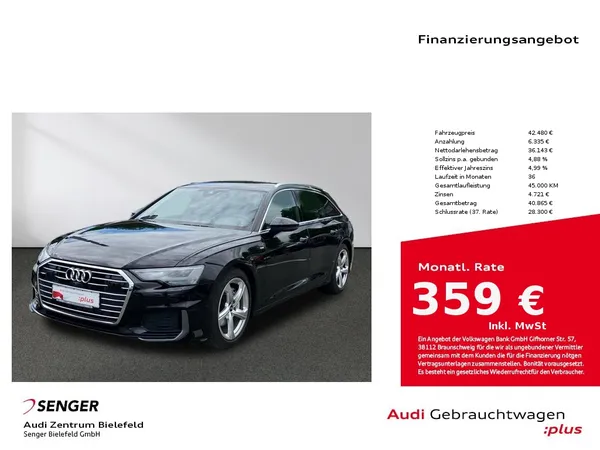 A6 Avant Sport 45 TFSI S tronic LED B&O AHK 
