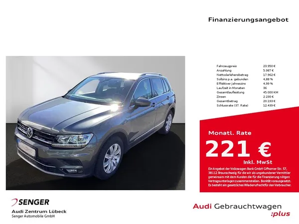 Tiguan 1.5 TSi Highline ACC DSG LED NAVI Sitzh. 