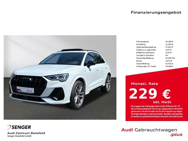 Q3 40 TFSI quattro S tronic Matrix Panorama AHK 
