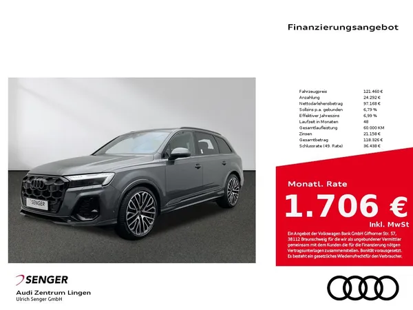 Q7 S line 50 TDI quattro Allradlenkung Optik-Pa.