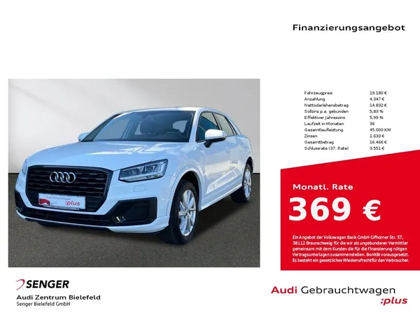 Q2 Design 1.0 TFSI Sitzhzg. MMI LED Optik-Paket 