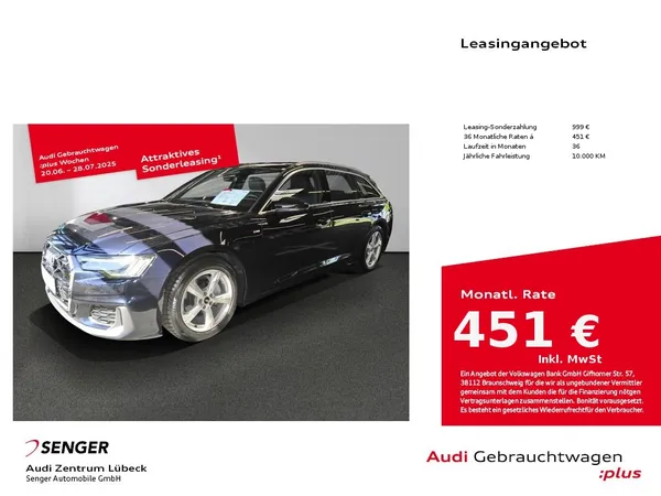A6 Avant Design S line 40 TDI quattro Panorama 