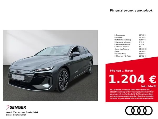 A6 Avant e-tron performance Tech-Paket Navi LED 