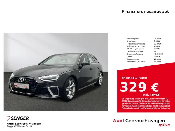 A4 Avant 35 TFSI S line MMI Navi LED Kamera 