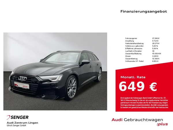 A6 Avant Sport 50 TDI quattro Matrix AHK S line 