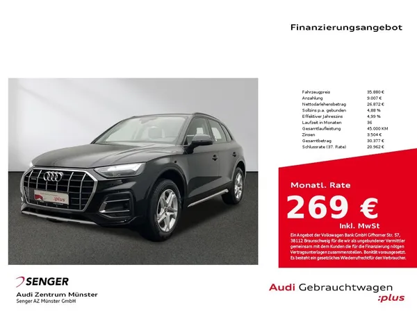 Q5 40 TDI advanced quattro S tronic MMI LED AHK 
