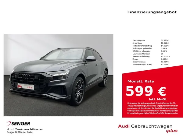 Q8 S line 50 TDI quattro Matrix Panorama B&O AHK