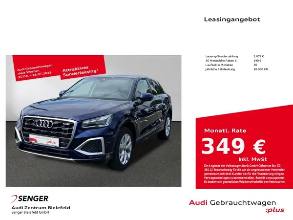 Q2 Advanced 35 TFSI S tronic MMI Matrix AHK 