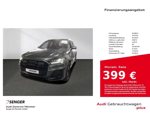 SQ7 4.0 TFSI quattro Matrix Pano. Standhzg. B&O 
