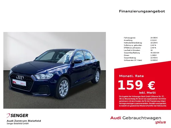 A1 Sportback Advanced 25 TFSI Audi Phone Box 