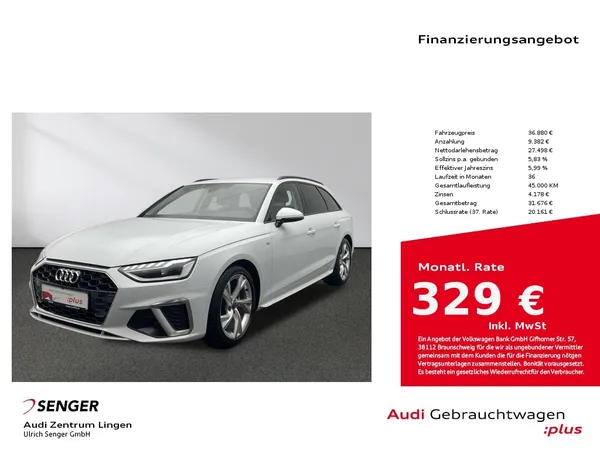 A4 Avant S line 35 TFSI S tronic MMI LED Kamera 