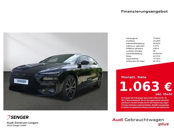 A6 Sportback e-tron performance Panorama Matrix 