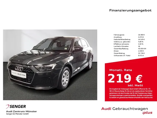 A1 Sportback 25 TFSI advanced MMI Navi LED 