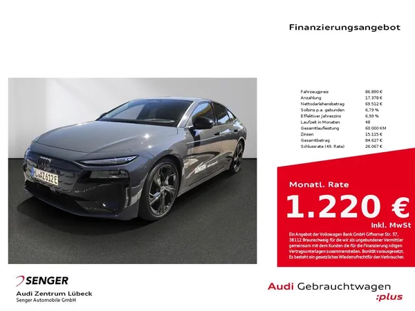 A6 Sportback e-tron quattro MMI experience pro 