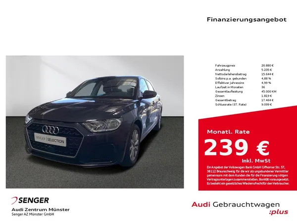 A1 Sportback 25 TFSI advanced MMI LED 