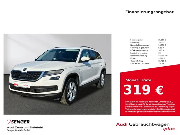 Kodiaq Ambition 1.5 TSI DSG Navi CarPlay LED 