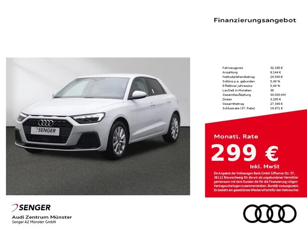 A1 Sportback 30 TFSI advanced S tronic Navi LED 