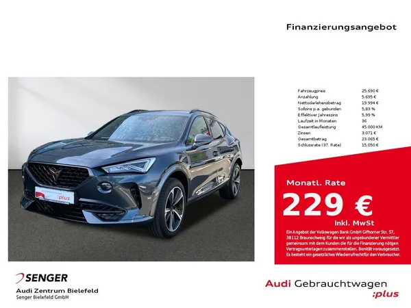 Formentor 2.0 TDI Navi LED Sitzheizung Leder-Pa.