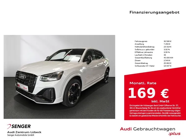 Q2 S line S 30 TFSI AHK Navi Audi connect LED 