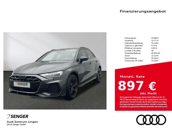 A3 Sportback S line 45 TFSI e 