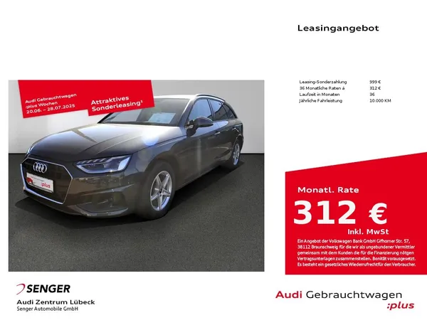 A4 Avant 35 TDI S tronic ACC Navi LED 