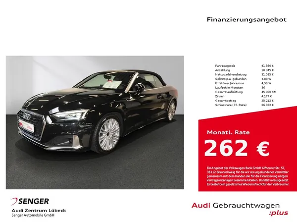 A5 Cabrio 40 TFSI Advanced Smartphone-Interface 